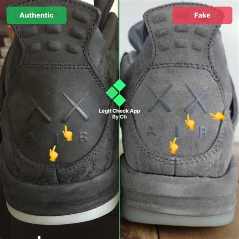 kaws nike fake clues|jordan 4 x kaws fake.